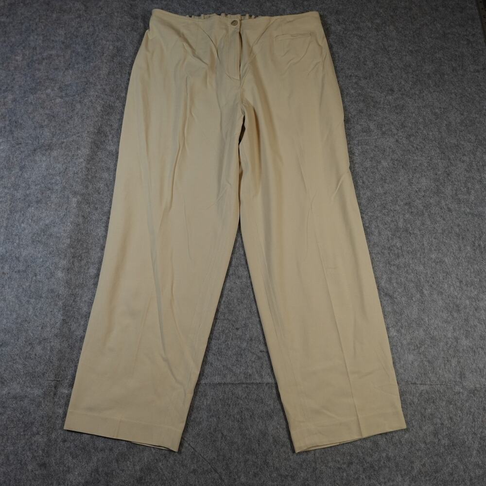 J. Jill Pants Womens 22W Stretch Straight Leg Tan